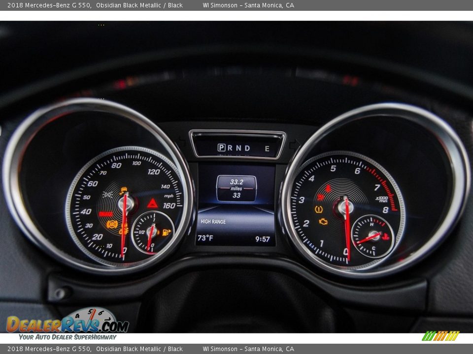 2018 Mercedes-Benz G 550 Gauges Photo #36