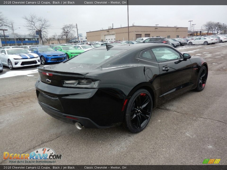 2018 Chevrolet Camaro LS Coupe Black / Jet Black Photo #4