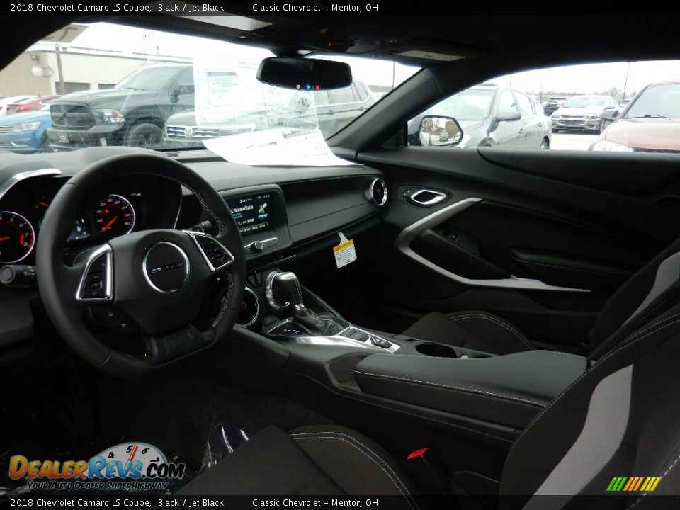 2018 Chevrolet Camaro LS Coupe Black / Jet Black Photo #6