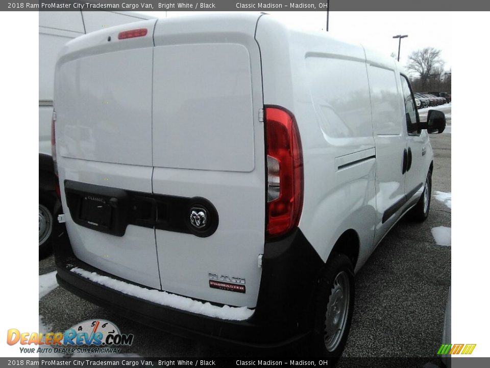2018 Ram ProMaster City Tradesman Cargo Van Bright White / Black Photo #2