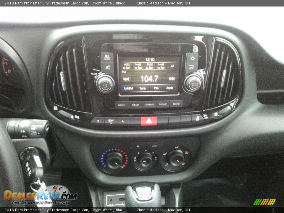 2018 Ram ProMaster City Tradesman Cargo Van Bright White / Black Photo #6