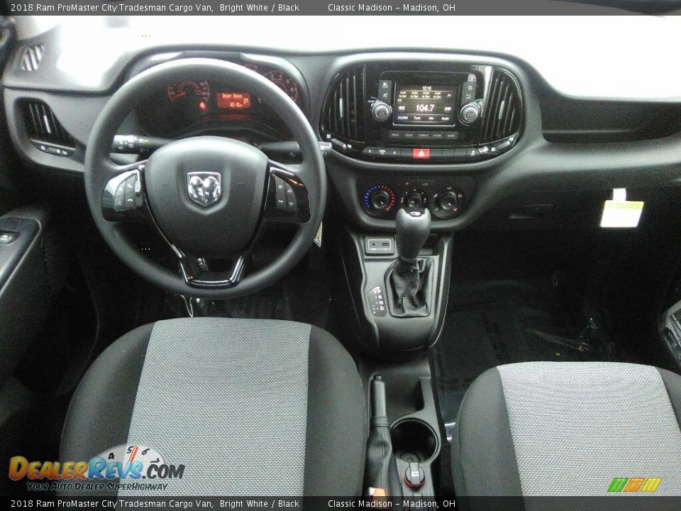 2018 Ram ProMaster City Tradesman Cargo Van Bright White / Black Photo #7