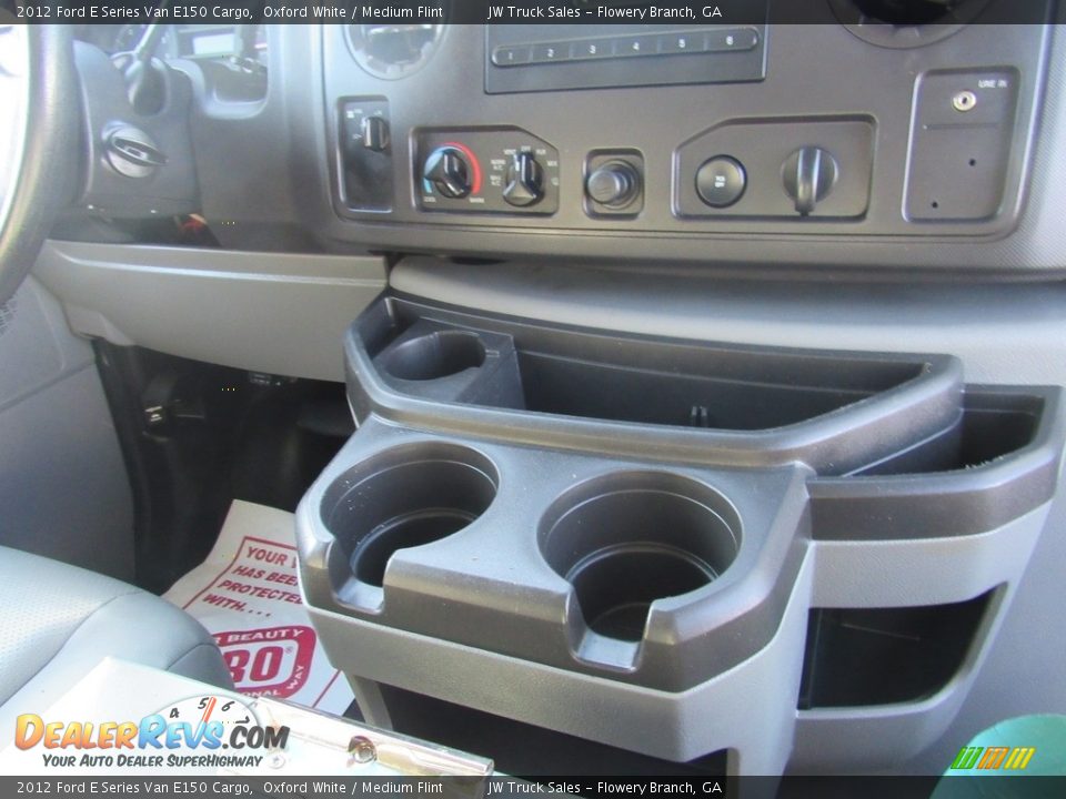 2012 Ford E Series Van E150 Cargo Oxford White / Medium Flint Photo #23