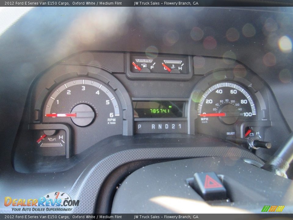 2012 Ford E Series Van E150 Cargo Oxford White / Medium Flint Photo #26