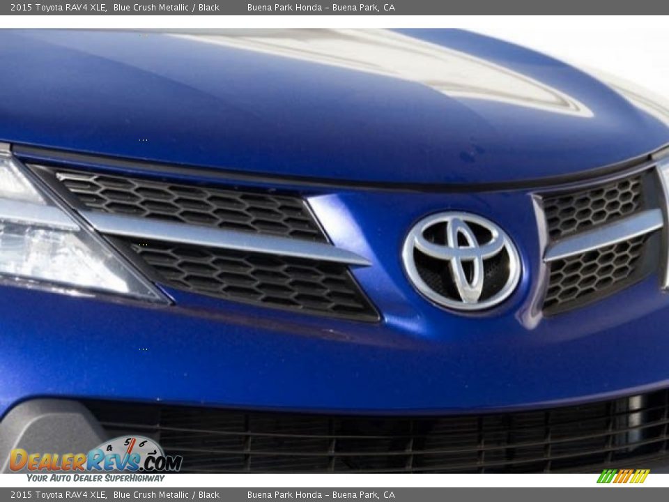 2015 Toyota RAV4 XLE Blue Crush Metallic / Black Photo #7