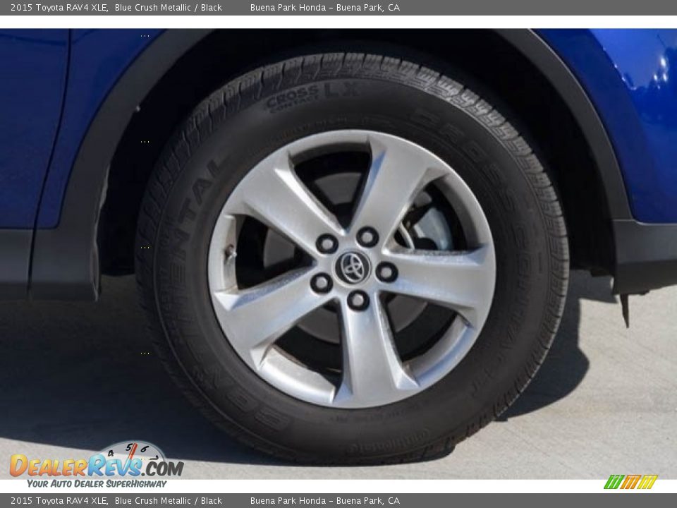 2015 Toyota RAV4 XLE Blue Crush Metallic / Black Photo #34