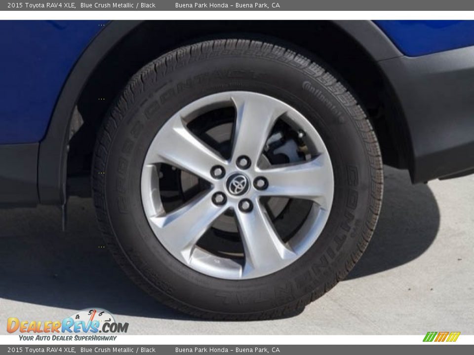 2015 Toyota RAV4 XLE Blue Crush Metallic / Black Photo #35
