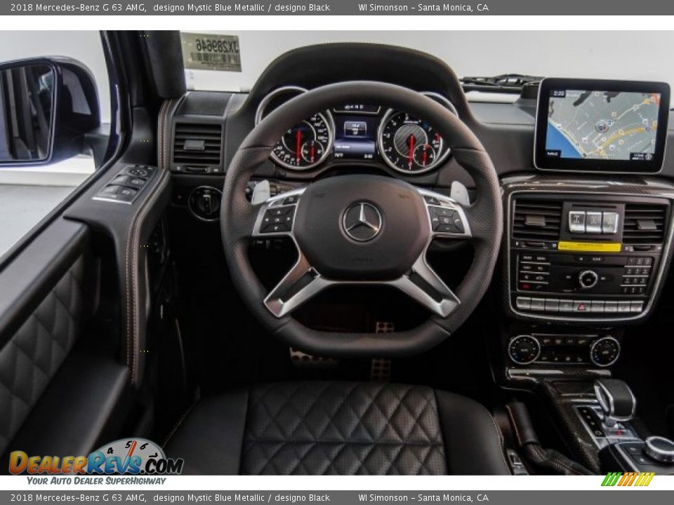 2018 Mercedes-Benz G 63 AMG designo Mystic Blue Metallic / designo Black Photo #4