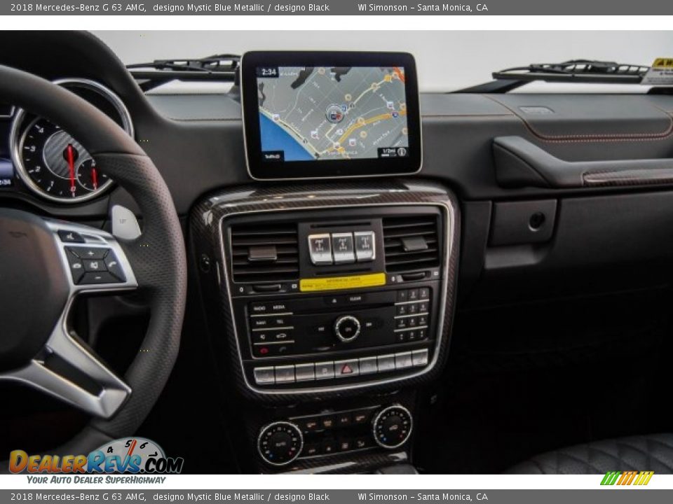 2018 Mercedes-Benz G 63 AMG designo Mystic Blue Metallic / designo Black Photo #5