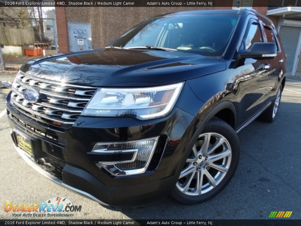 2016 Ford Explorer Limited 4WD Shadow Black / Medium Light Camel Photo #1