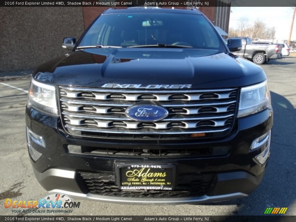 2016 Ford Explorer Limited 4WD Shadow Black / Medium Light Camel Photo #2