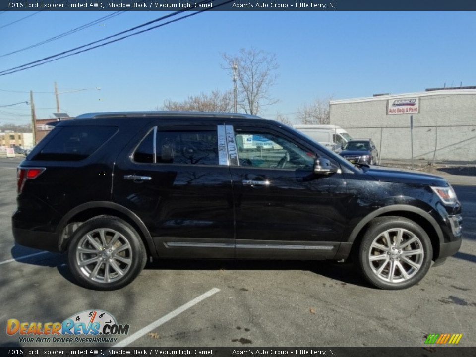 2016 Ford Explorer Limited 4WD Shadow Black / Medium Light Camel Photo #4