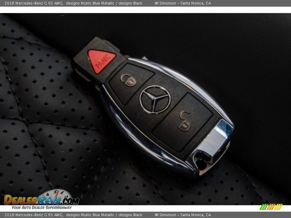 2018 Mercedes-Benz G 63 AMG designo Mystic Blue Metallic / designo Black Photo #11