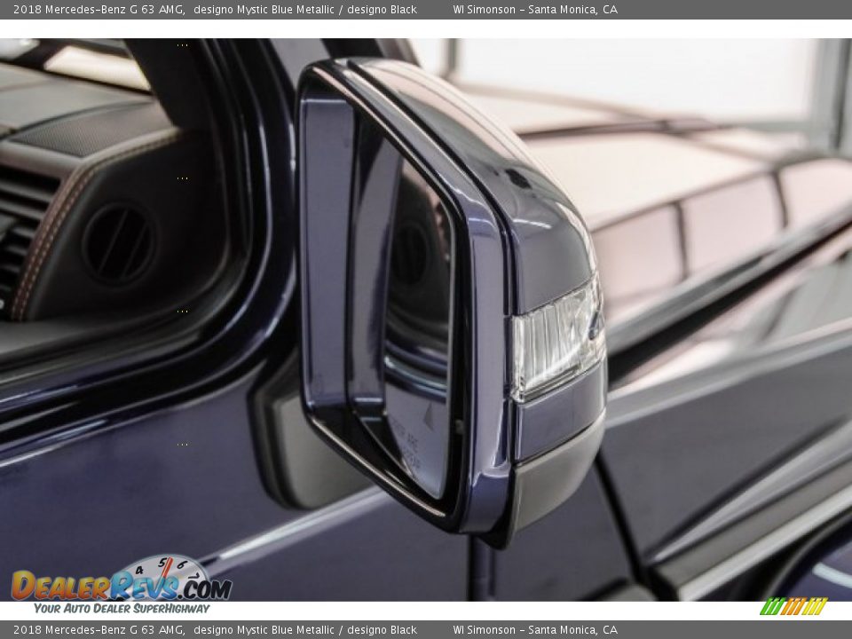 2018 Mercedes-Benz G 63 AMG designo Mystic Blue Metallic / designo Black Photo #12