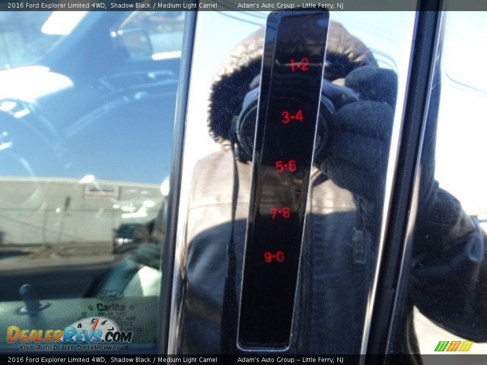 2016 Ford Explorer Limited 4WD Shadow Black / Medium Light Camel Photo #10