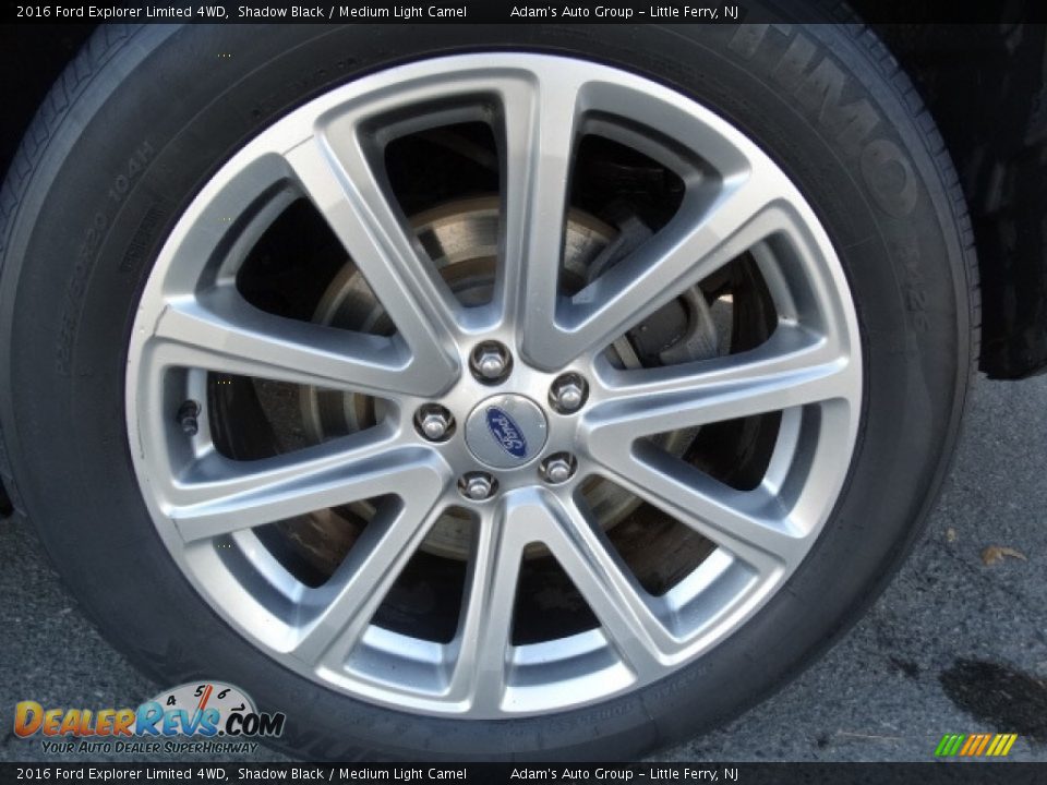 2016 Ford Explorer Limited 4WD Shadow Black / Medium Light Camel Photo #12