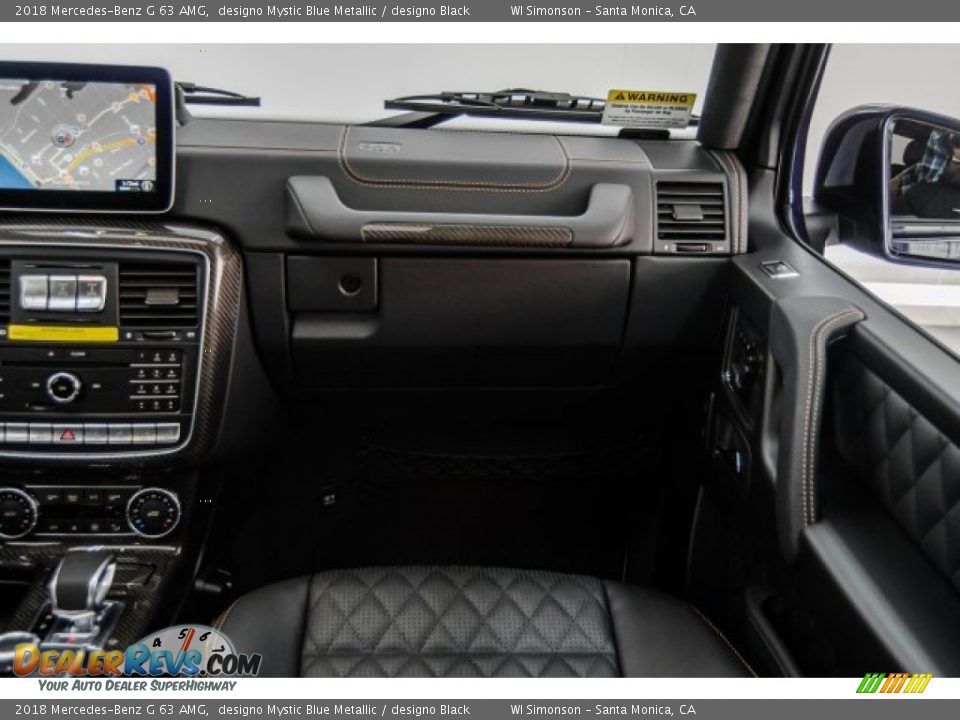 2018 Mercedes-Benz G 63 AMG designo Mystic Blue Metallic / designo Black Photo #22