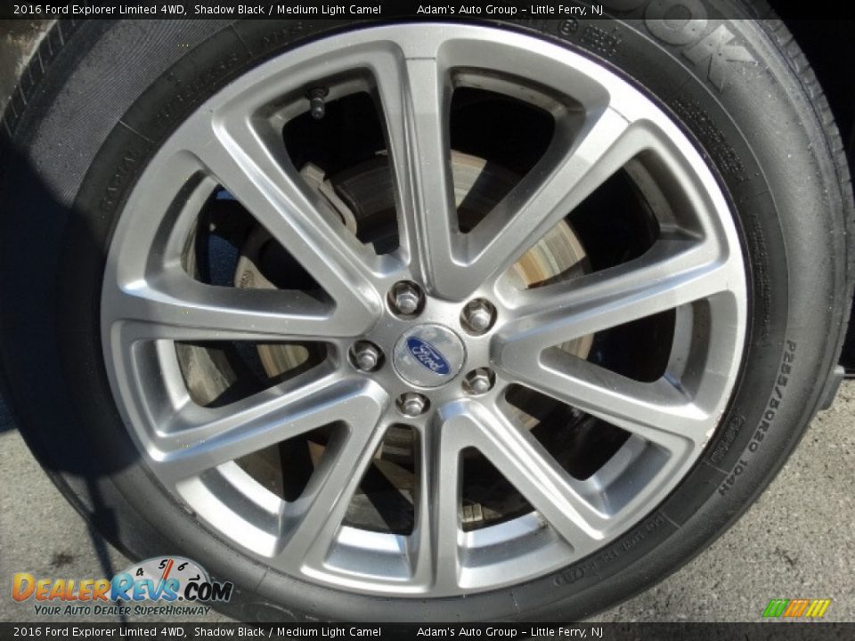 2016 Ford Explorer Limited 4WD Shadow Black / Medium Light Camel Photo #13