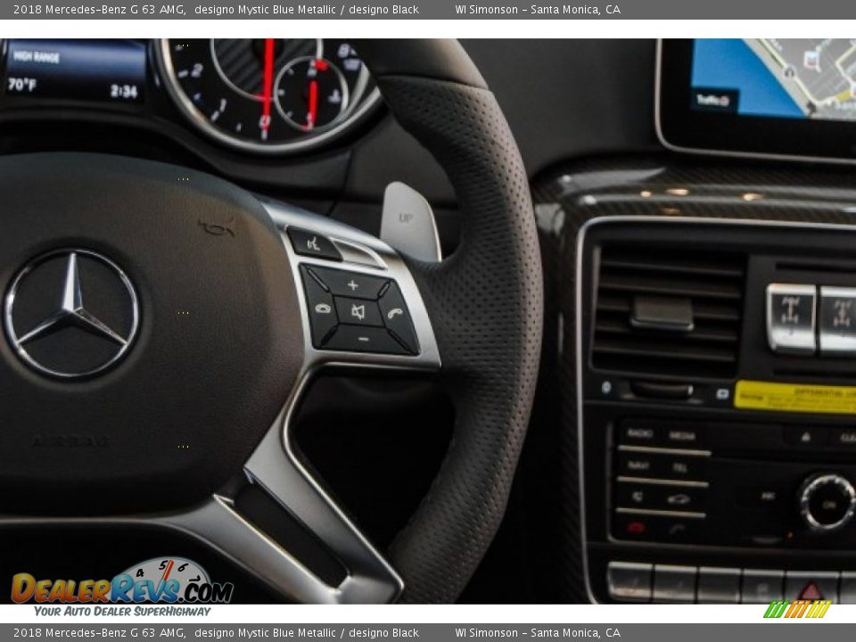2018 Mercedes-Benz G 63 AMG designo Mystic Blue Metallic / designo Black Photo #24