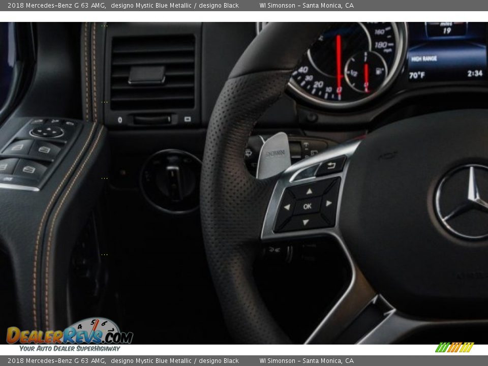 2018 Mercedes-Benz G 63 AMG designo Mystic Blue Metallic / designo Black Photo #25