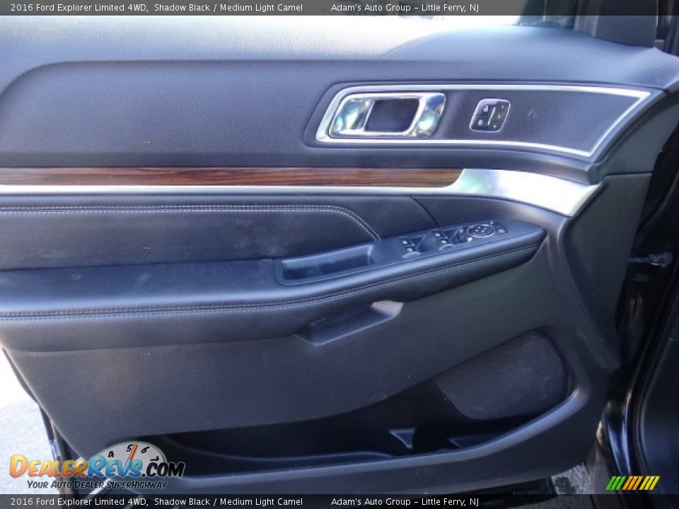 2016 Ford Explorer Limited 4WD Shadow Black / Medium Light Camel Photo #16