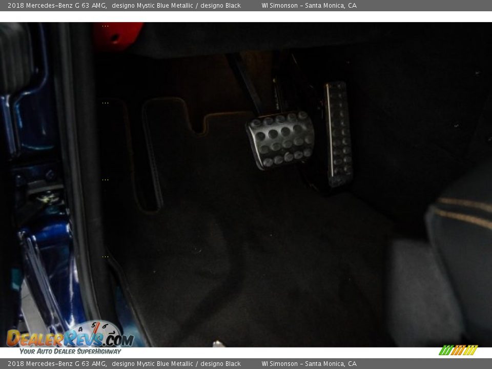 2018 Mercedes-Benz G 63 AMG designo Mystic Blue Metallic / designo Black Photo #29