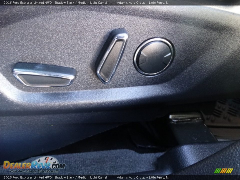 2016 Ford Explorer Limited 4WD Shadow Black / Medium Light Camel Photo #18