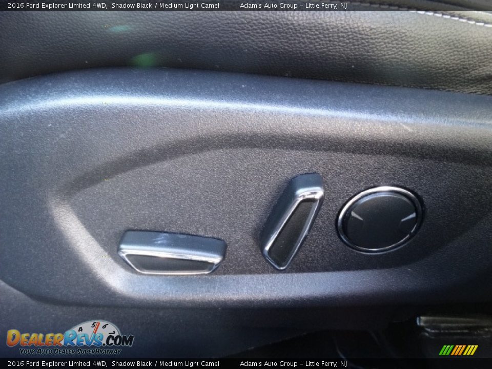 2016 Ford Explorer Limited 4WD Shadow Black / Medium Light Camel Photo #19