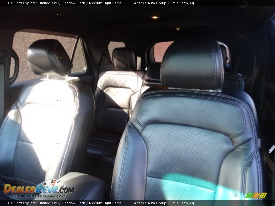 2016 Ford Explorer Limited 4WD Shadow Black / Medium Light Camel Photo #20