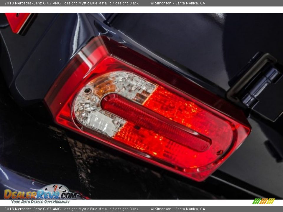 2018 Mercedes-Benz G 63 AMG designo Mystic Blue Metallic / designo Black Photo #33