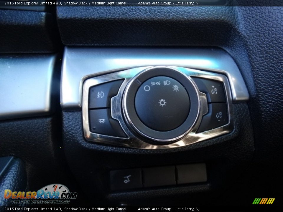 2016 Ford Explorer Limited 4WD Shadow Black / Medium Light Camel Photo #22