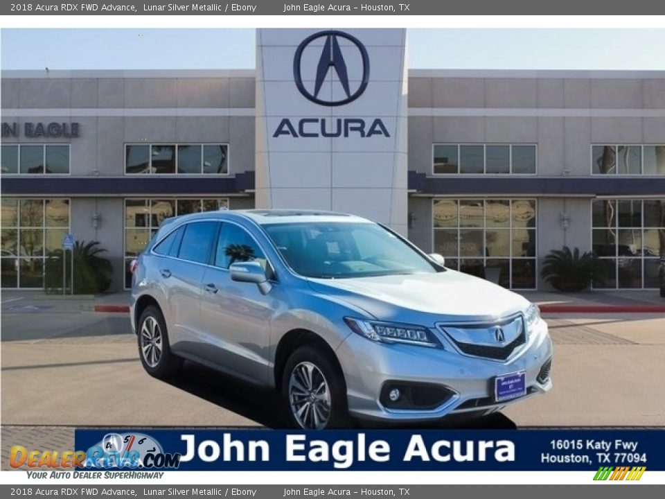 2018 Acura RDX FWD Advance Lunar Silver Metallic / Ebony Photo #1