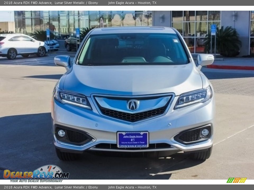 2018 Acura RDX FWD Advance Lunar Silver Metallic / Ebony Photo #2