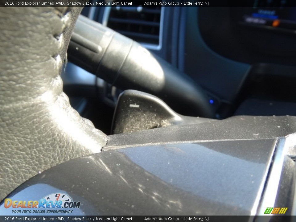 2016 Ford Explorer Limited 4WD Shadow Black / Medium Light Camel Photo #26