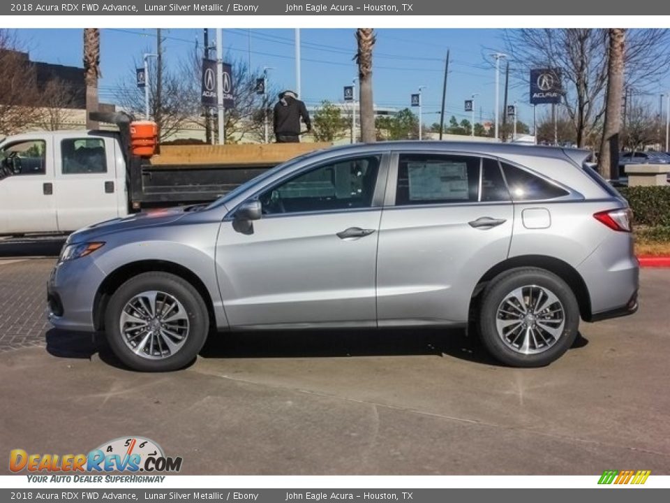 2018 Acura RDX FWD Advance Lunar Silver Metallic / Ebony Photo #4
