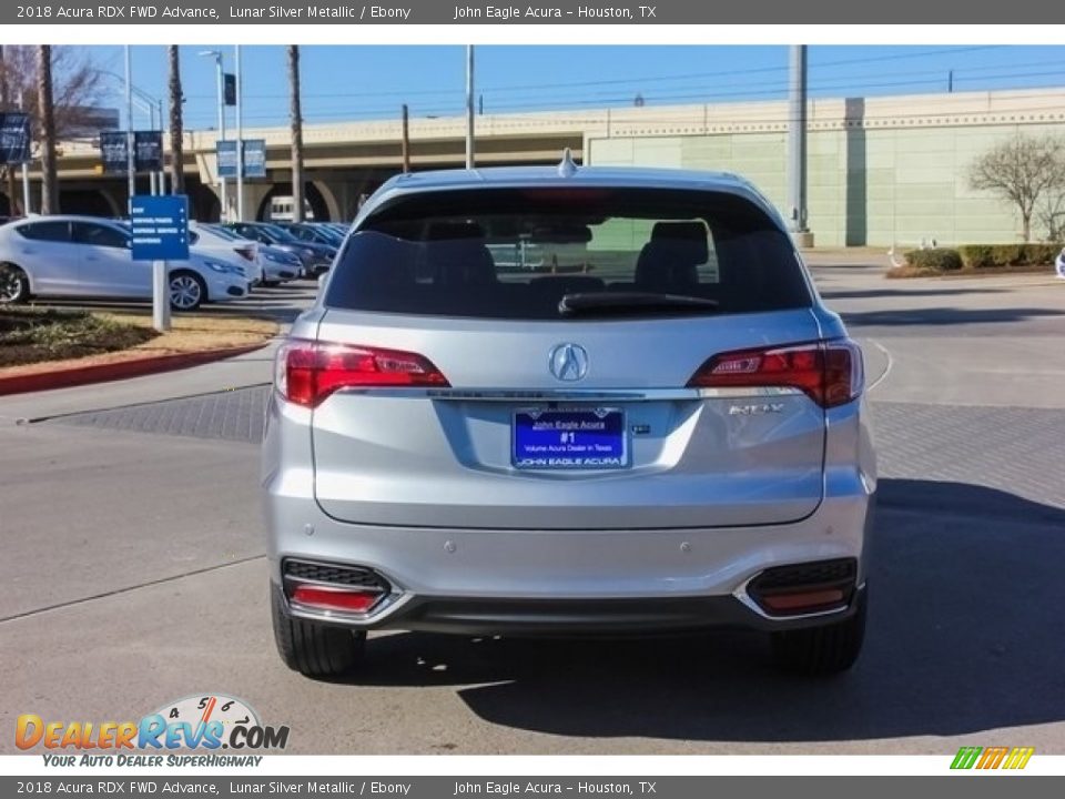 2018 Acura RDX FWD Advance Lunar Silver Metallic / Ebony Photo #6