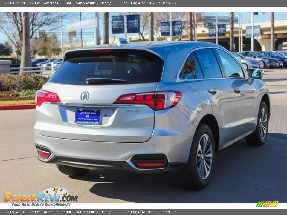 2018 Acura RDX FWD Advance Lunar Silver Metallic / Ebony Photo #7