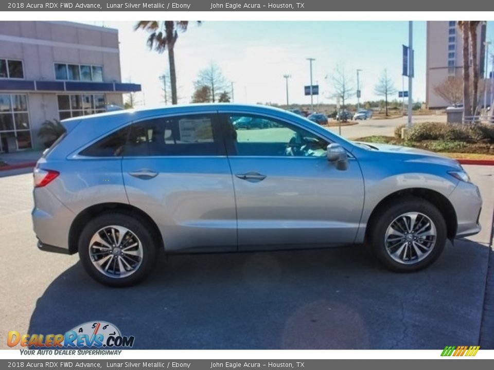 2018 Acura RDX FWD Advance Lunar Silver Metallic / Ebony Photo #8