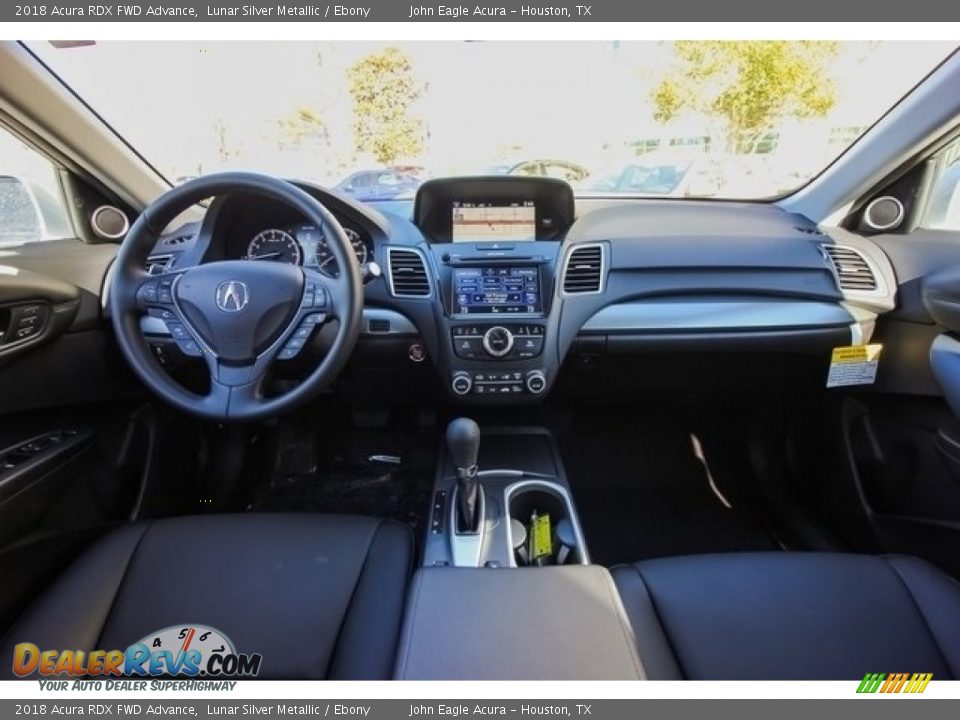 2018 Acura RDX FWD Advance Lunar Silver Metallic / Ebony Photo #9