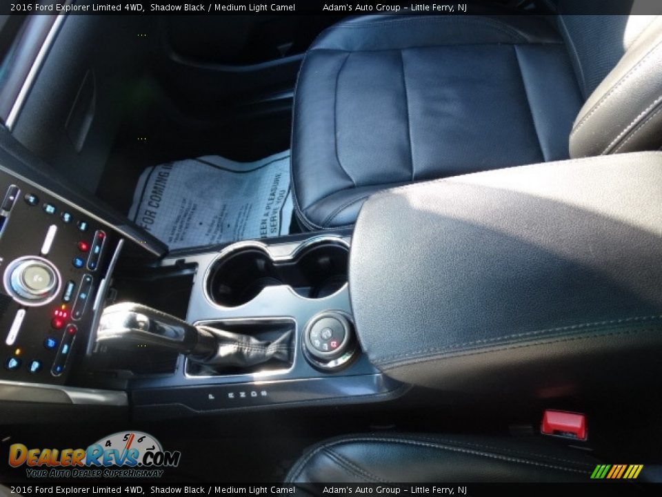 2016 Ford Explorer Limited 4WD Shadow Black / Medium Light Camel Photo #32