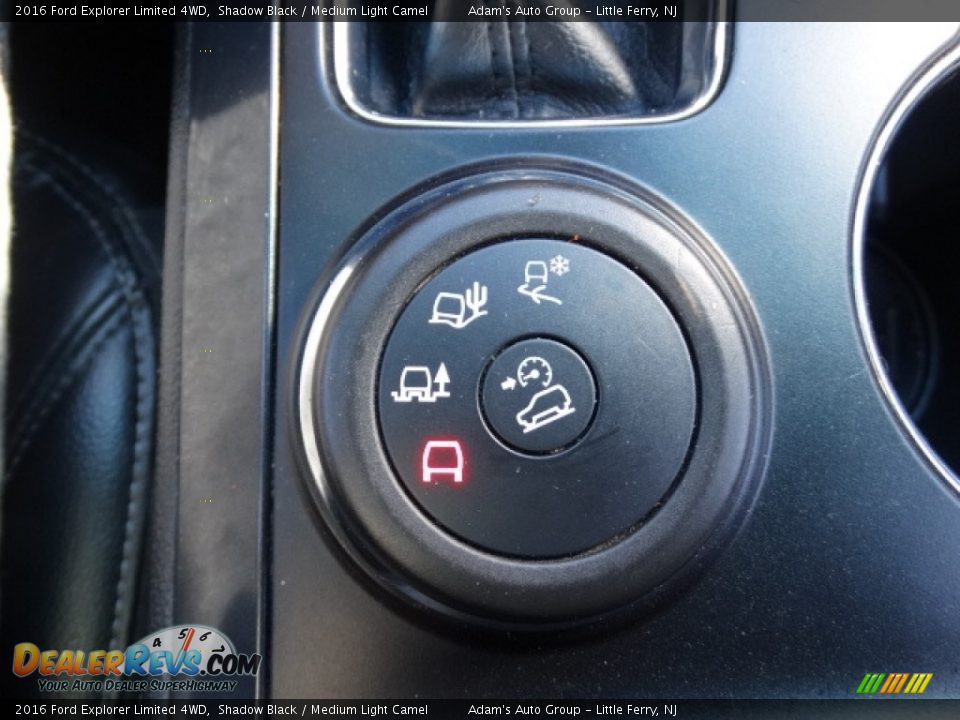 2016 Ford Explorer Limited 4WD Shadow Black / Medium Light Camel Photo #34