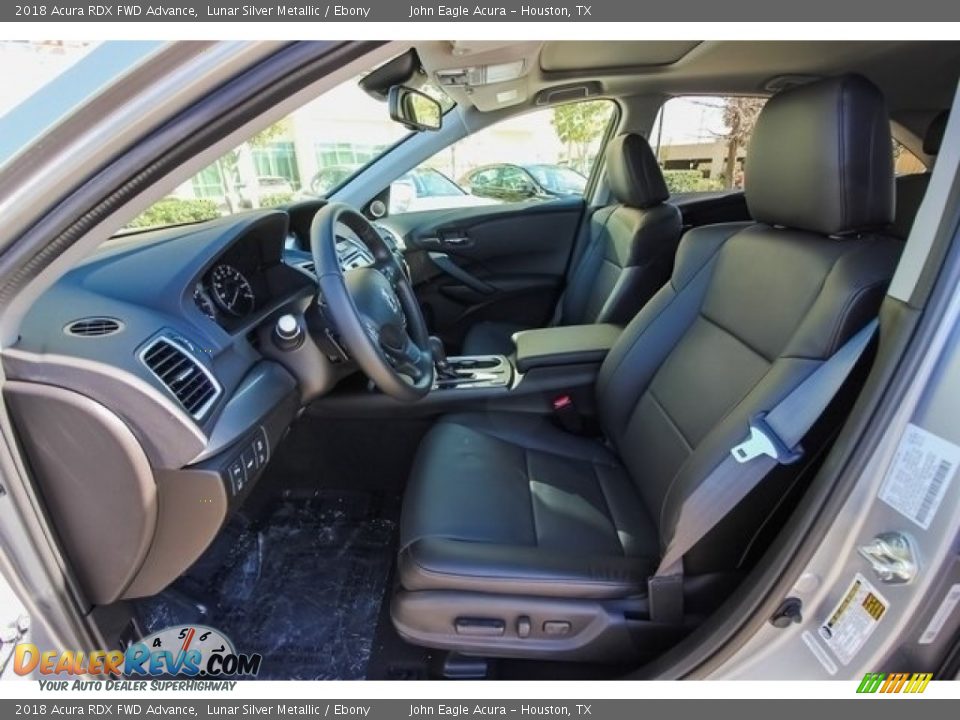 2018 Acura RDX FWD Advance Lunar Silver Metallic / Ebony Photo #16