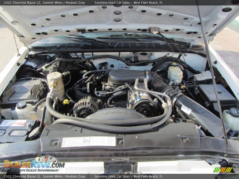 2002 Chevrolet Blazer LS Summit White / Medium Gray Photo #18