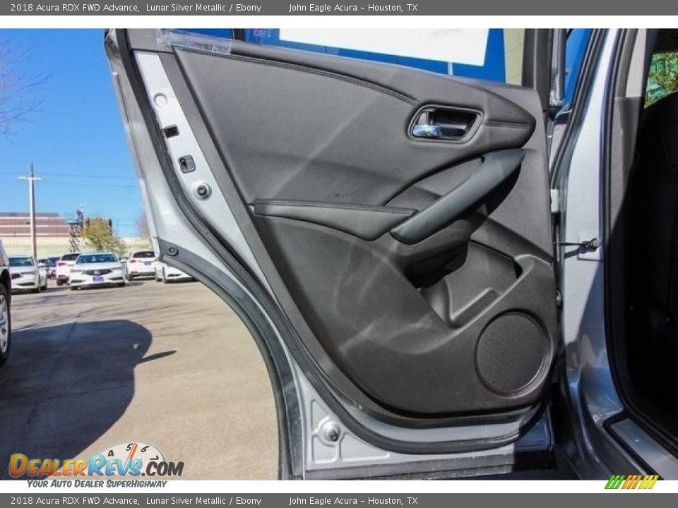 2018 Acura RDX FWD Advance Lunar Silver Metallic / Ebony Photo #17