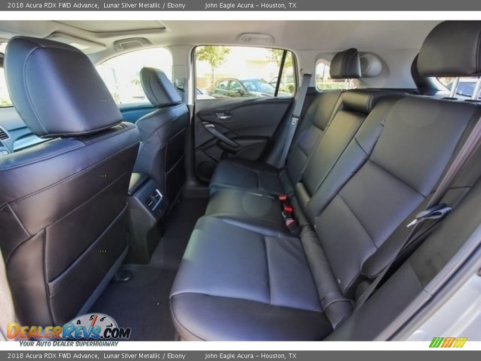 2018 Acura RDX FWD Advance Lunar Silver Metallic / Ebony Photo #18