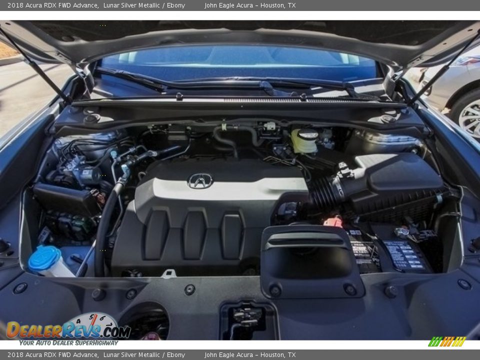 2018 Acura RDX FWD Advance Lunar Silver Metallic / Ebony Photo #24