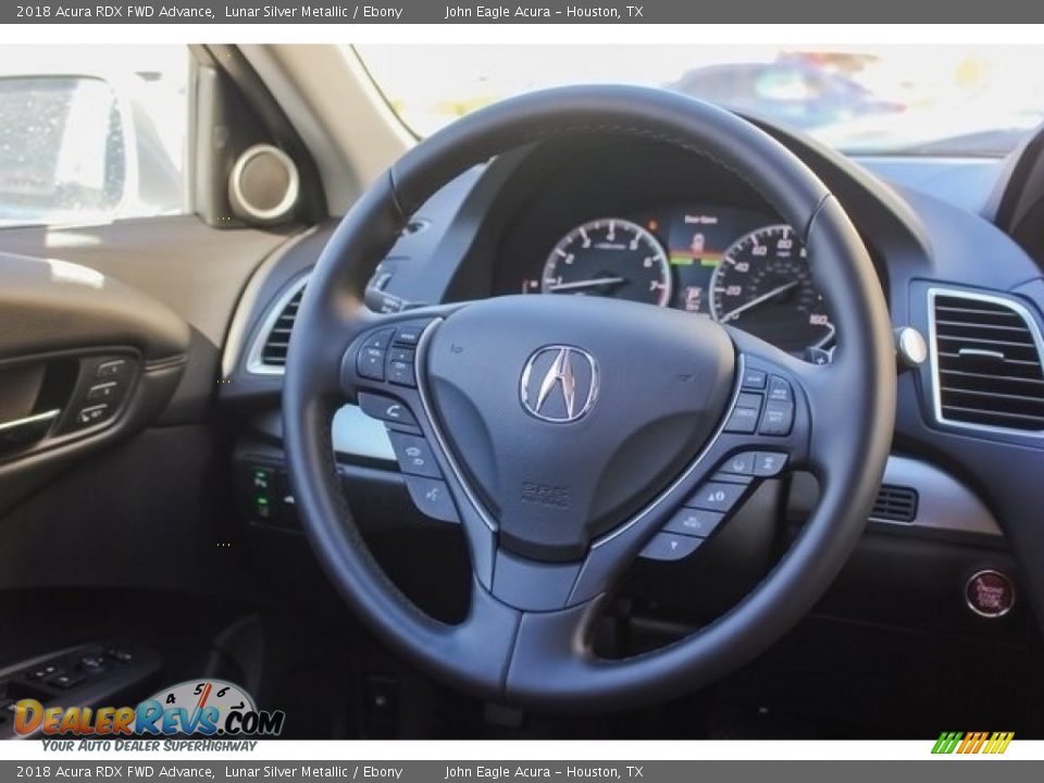 2018 Acura RDX FWD Advance Lunar Silver Metallic / Ebony Photo #26