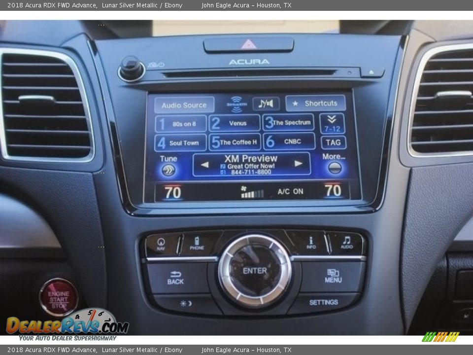 2018 Acura RDX FWD Advance Lunar Silver Metallic / Ebony Photo #29