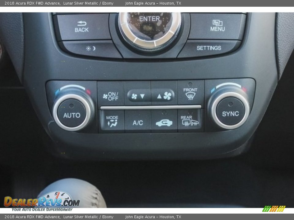 2018 Acura RDX FWD Advance Lunar Silver Metallic / Ebony Photo #30