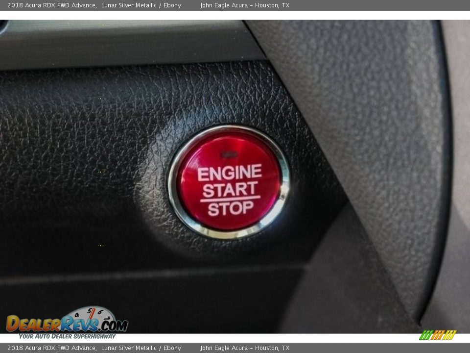 2018 Acura RDX FWD Advance Lunar Silver Metallic / Ebony Photo #33
